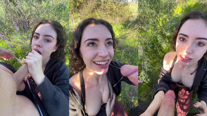 Stella Violet Nude Savage Outdoor Deep Blowjob