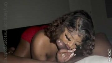 Scotty eating a BBC deepthroat