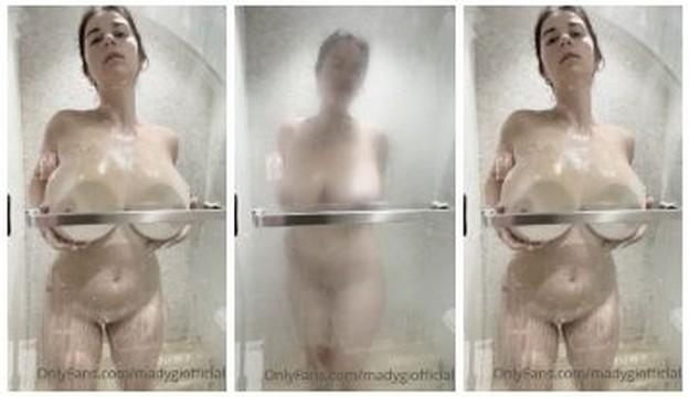 Busty Mady Gio Showering nude leaked video