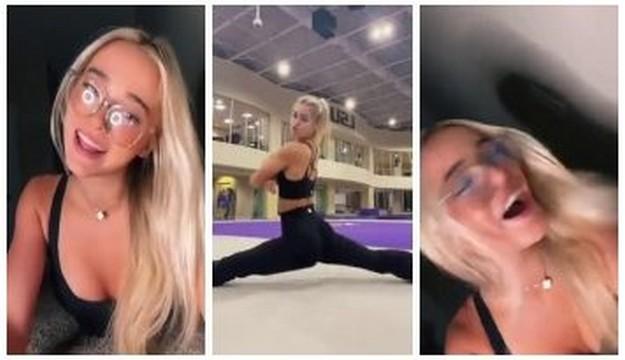 Teen Olivia Dunne sexy video leakd