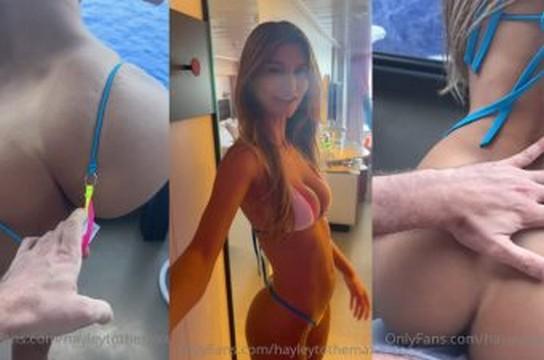 Hayley Maxfield Strip Tease On A Cruise Leaked Video