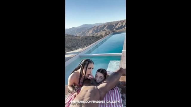 Baddies Gallery Threesome outdoor leaked video
