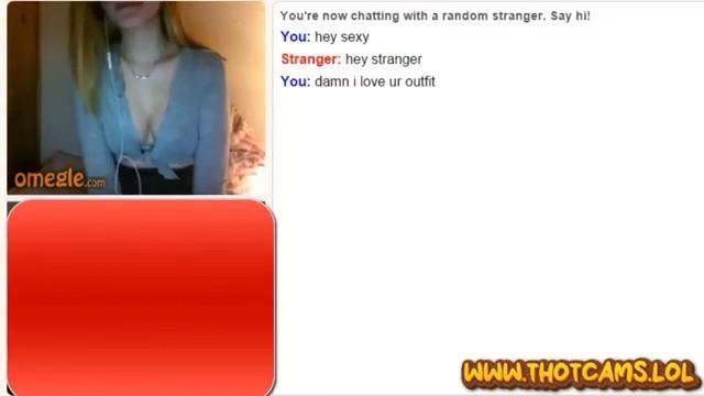 Blonde Strip Tease on omegle