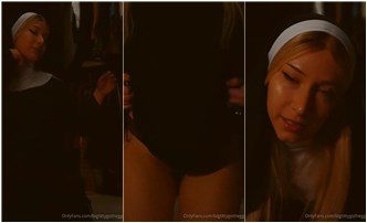 BigTittyGothEgg Nude Nun Role Play Blowjob OnlyFans Video Leaked