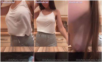 Rose Hart Nude At The Kitchen With Big Tits