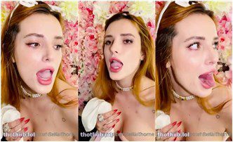 Bella Thorne handbra nipslip