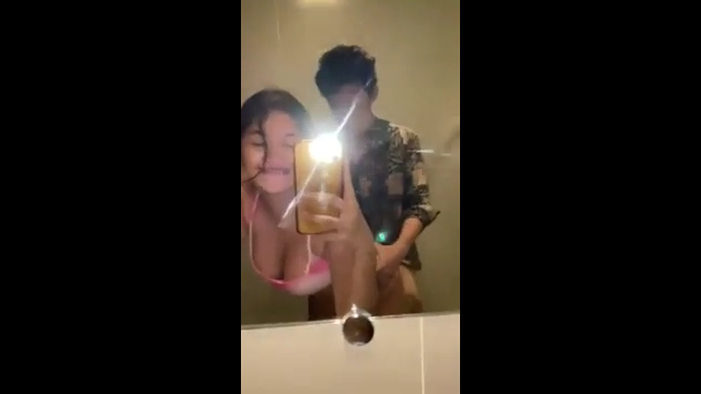 big boobie asian teen fucked in the bathroom