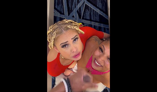 Porsha Carrera Amazing Threesome blowjob