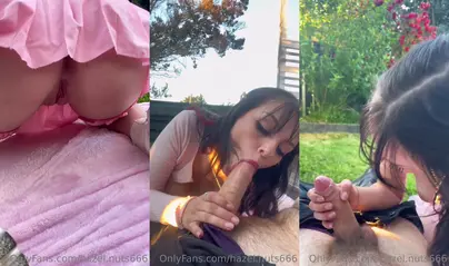 Lavenderhayz Nude Outdoor Blowjob