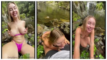 Emily Webb Nude Swallowing Beside the River Video Leaked