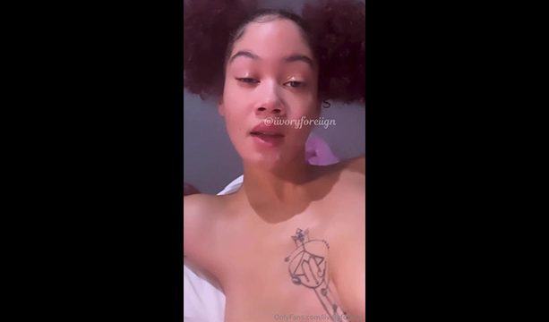 ivory foreign Brunette SEx BBC sloppy blowjob leaked video